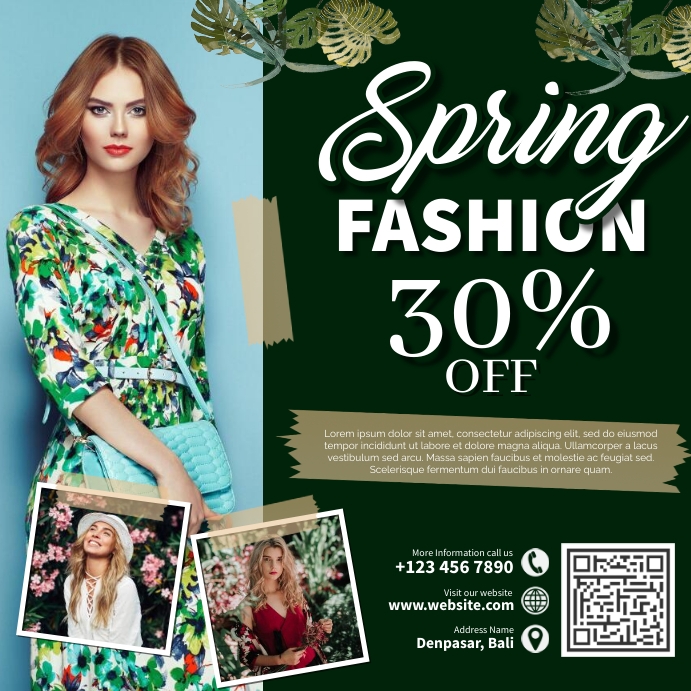 Spring Fashion Sale Template | PosterMyWall