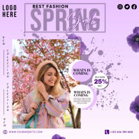 Spring Magazine Adverts Spring Fashion Ads Template | PosterMyWall