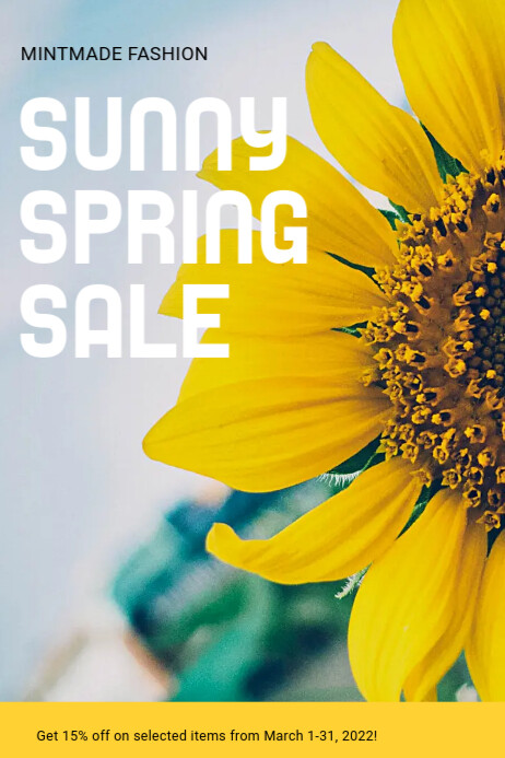 Spring Fashion Sale Poster Template | PosterMyWall