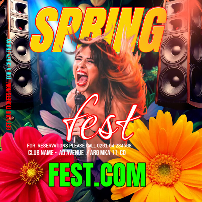 Copy of spring fast | PosterMyWall