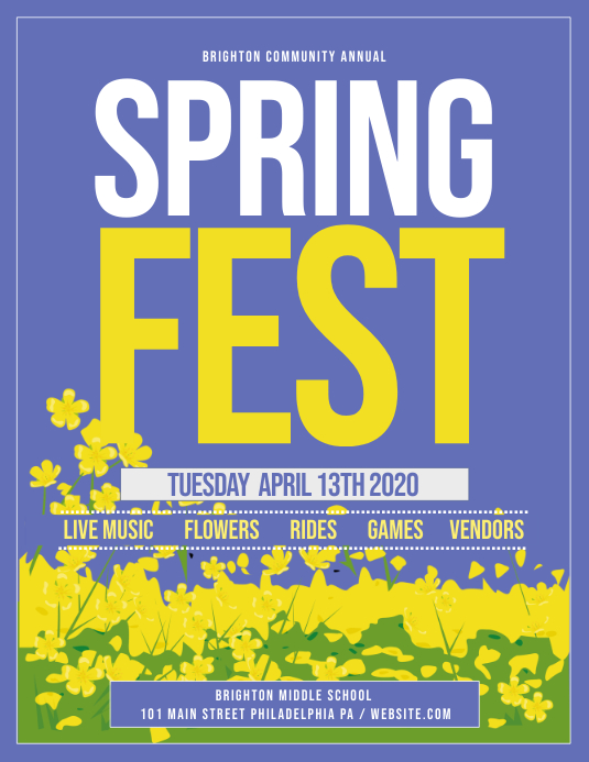 Copy of Spring Fest | PosterMyWall