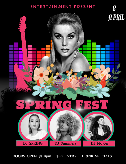 Spring Fest Template | PosterMyWall