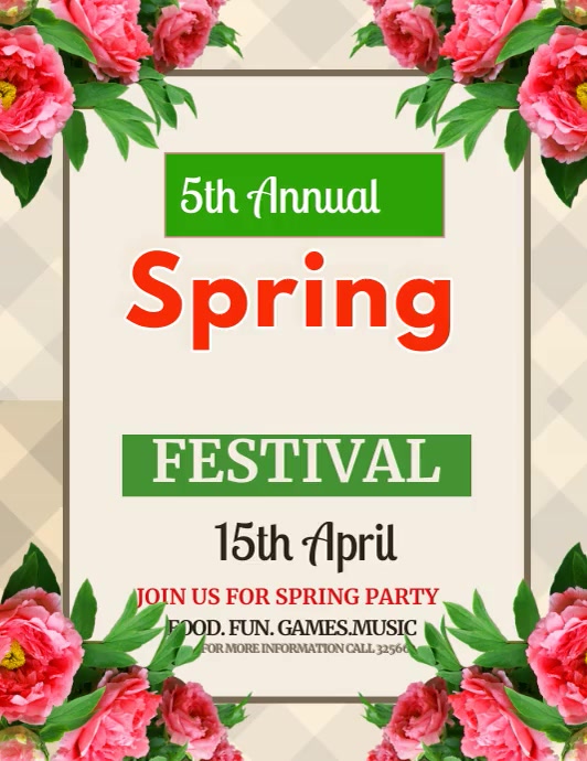 spring festival (1) Template | PosterMyWall