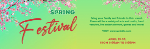 Spring festival ad Заголовок эл. почты template