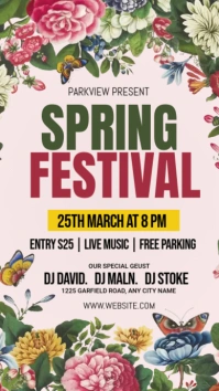 Spring Festival ad Instagram Story template