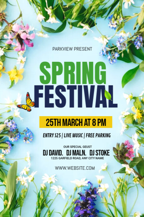 Modèle Spring Festival | PosterMyWall