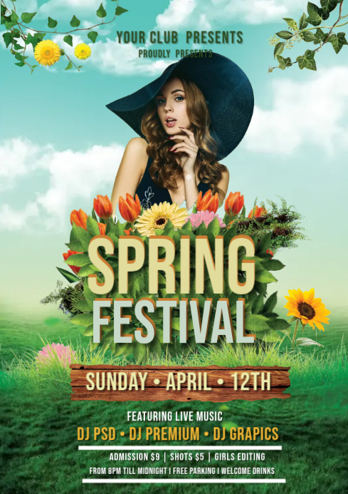 Spring Festival Template | PosterMyWall