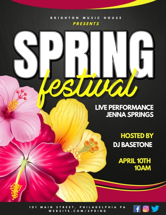 Spring Festival Template | PosterMyWall