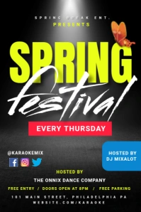 Spring festival Grafik Tumblr template