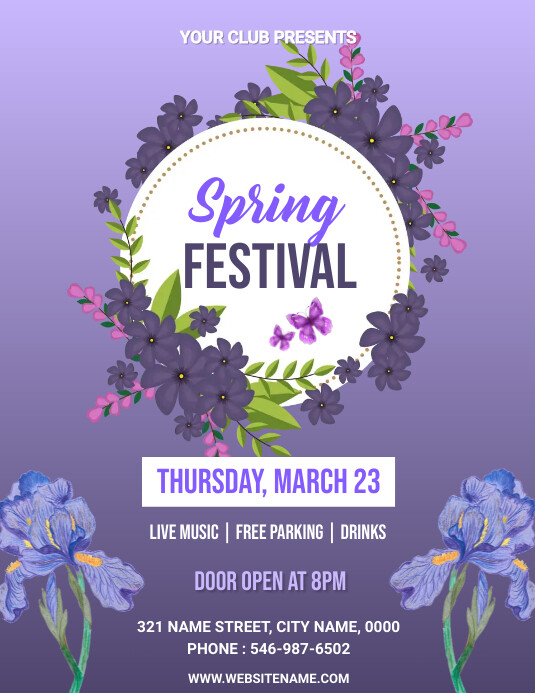 Spring Festival Template | PosterMyWall