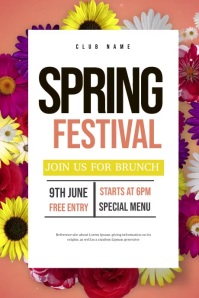 Spring banner Template | PosterMyWall