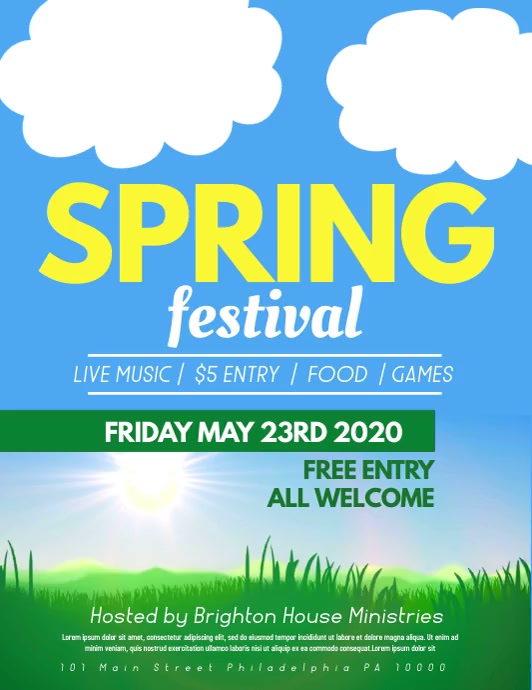 Spring festival Template | PosterMyWall