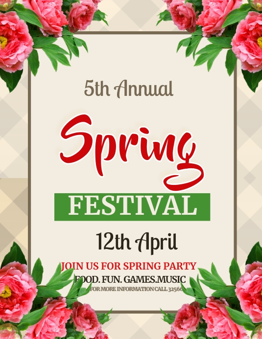 spring festival Template | PosterMyWall