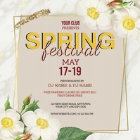 SPRING FESTIVAL Template | PosterMyWall