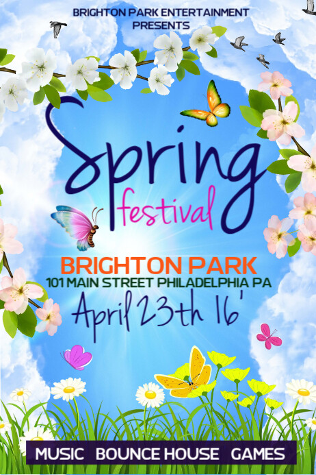 Spring Festival Template | PosterMyWall