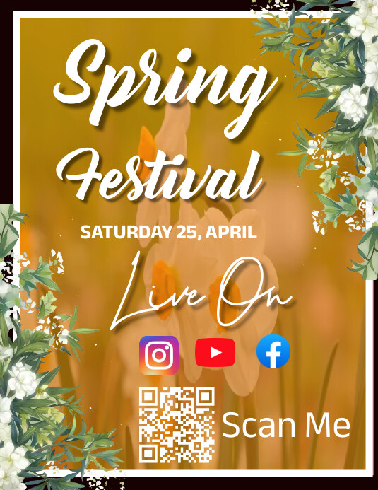 Copy of spring festival flyers | PosterMyWall