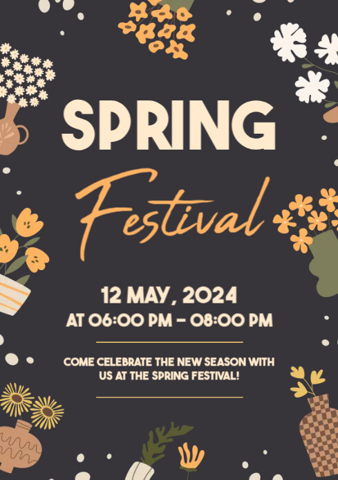 Springfest Themes Copy of Spring Festival Party | PosterMyWall