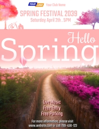 Spring Festival Poster Design Template | PosterMyWall