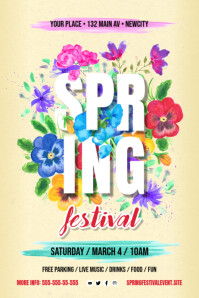 Spring Festival Template | PosterMyWall