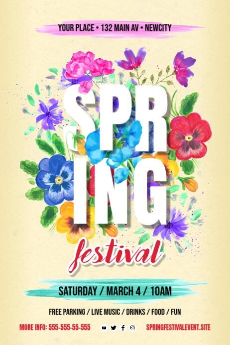 Spring Festival Poster | PosterMyWall