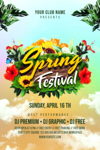 Spring Festival Poster Template | PosterMyWall