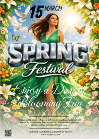 Spring Festival A6 Template
