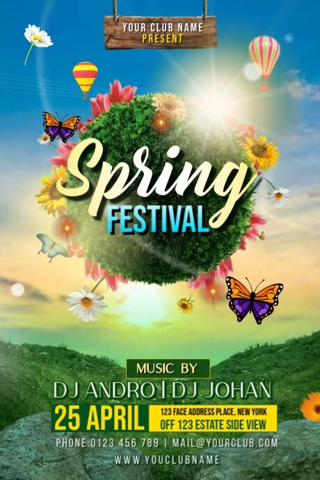 Spring Festival Template | PosterMyWall