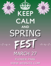 SPRING Festival ad Flyer Template | PosterMyWall