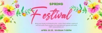 Spring Festival template Banner 2' × 6'