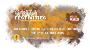 White Spring Festival Video Ad template Digitale display