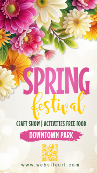 spring festival.spring,event Instagram Story template