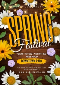 spring festival.spring,event A1 template