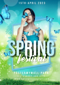 spring festival.spring,event A5 template