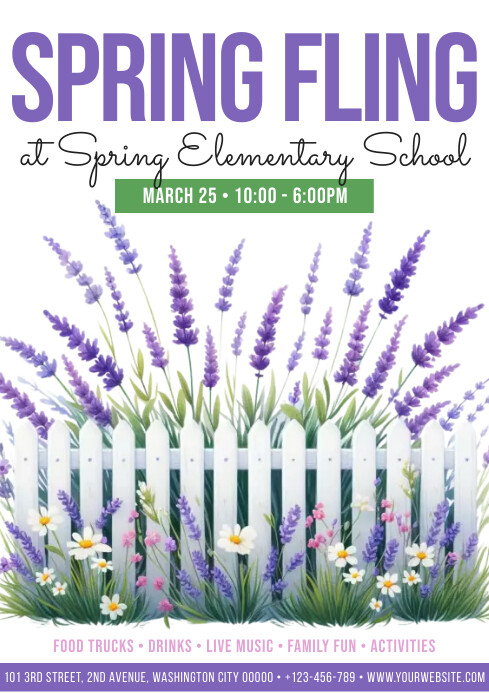 Spring Fling Template | PosterMyWall