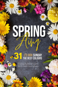 Spring Fling Poster Template | PosterMyWall