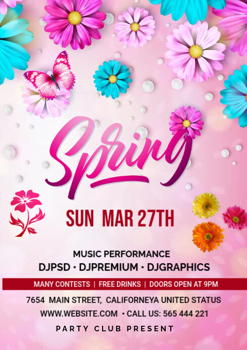 Spring Fling Template | PosterMyWall