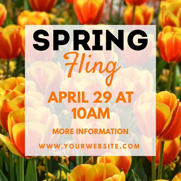 Spring Fling Template | PosterMyWall