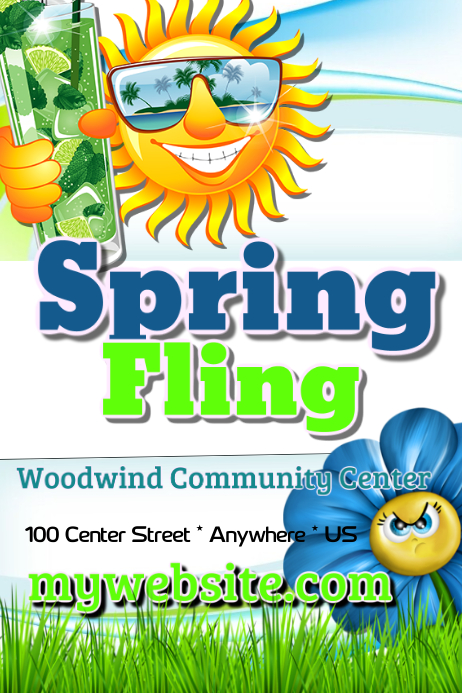 Spring Fling Event Flyer Template | PosterMyWall