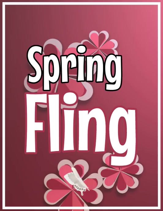 Copy of Spring fling Flyer | PosterMyWall