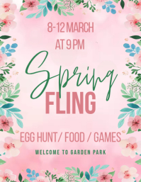 Spring Fling Template | PosterMyWall