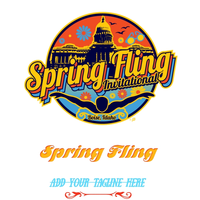 spring fling logo Template | PosterMyWall