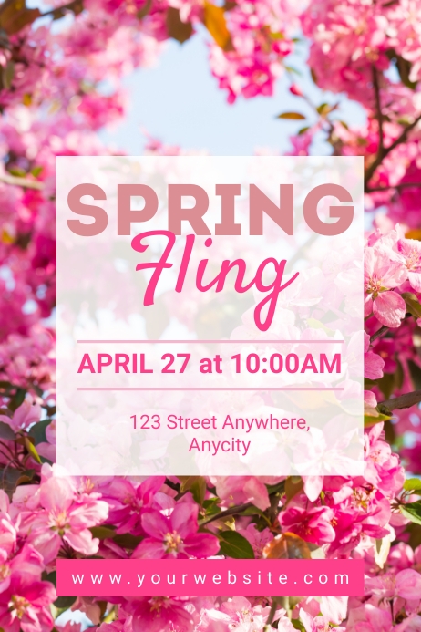 Copy of Spring Fling Poster | PosterMyWall