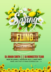 Spring Fling Template | PosterMyWall