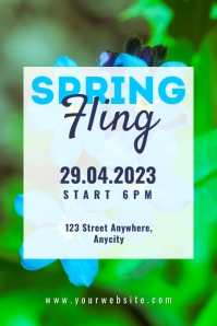 Spring Fling Poster Template | PosterMyWall