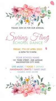 Spring Fling Template | PosterMyWall