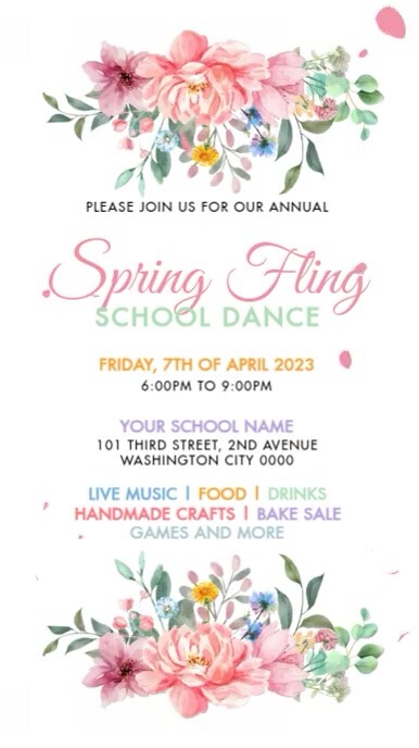 Copy of Spring Fling Template | PosterMyWall