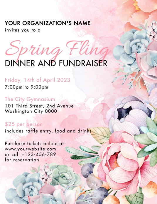 Spring Fling Template | PosterMyWall