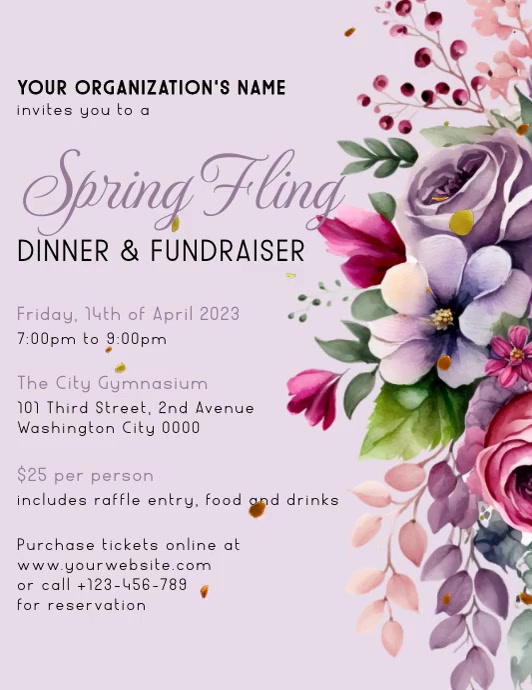 Spring Fling Template | PosterMyWall