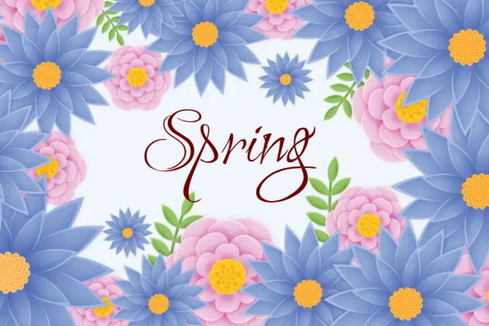 Spring Flowers. Template | PosterMyWall