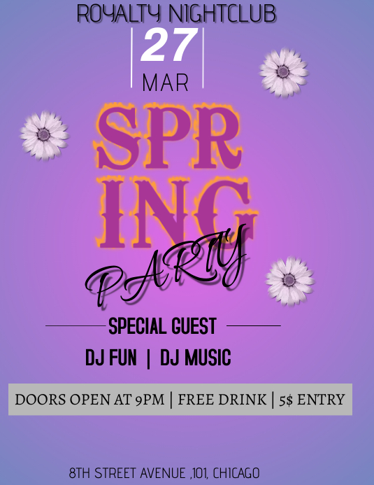 Spring flyer Template | PosterMyWall